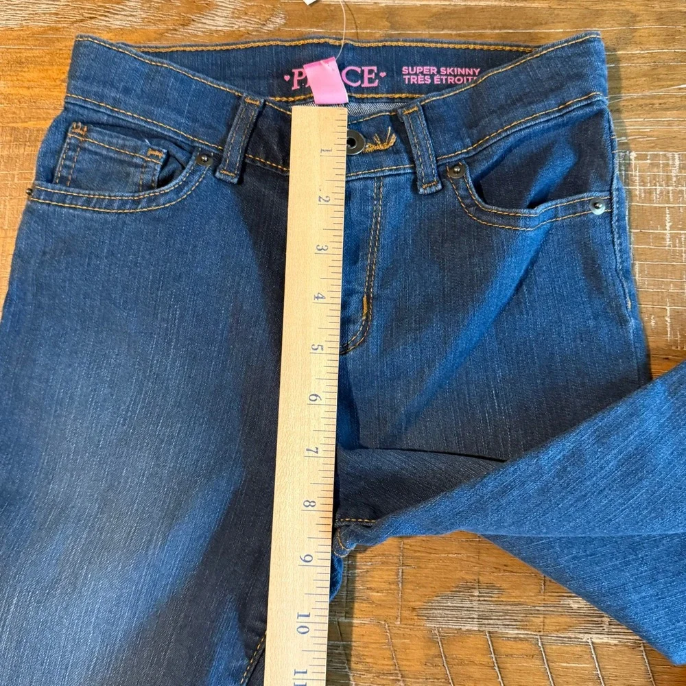 LOT Childrens Place Girls 12 Slim Super Skinny Jeans Stretch Pants NEW Blue